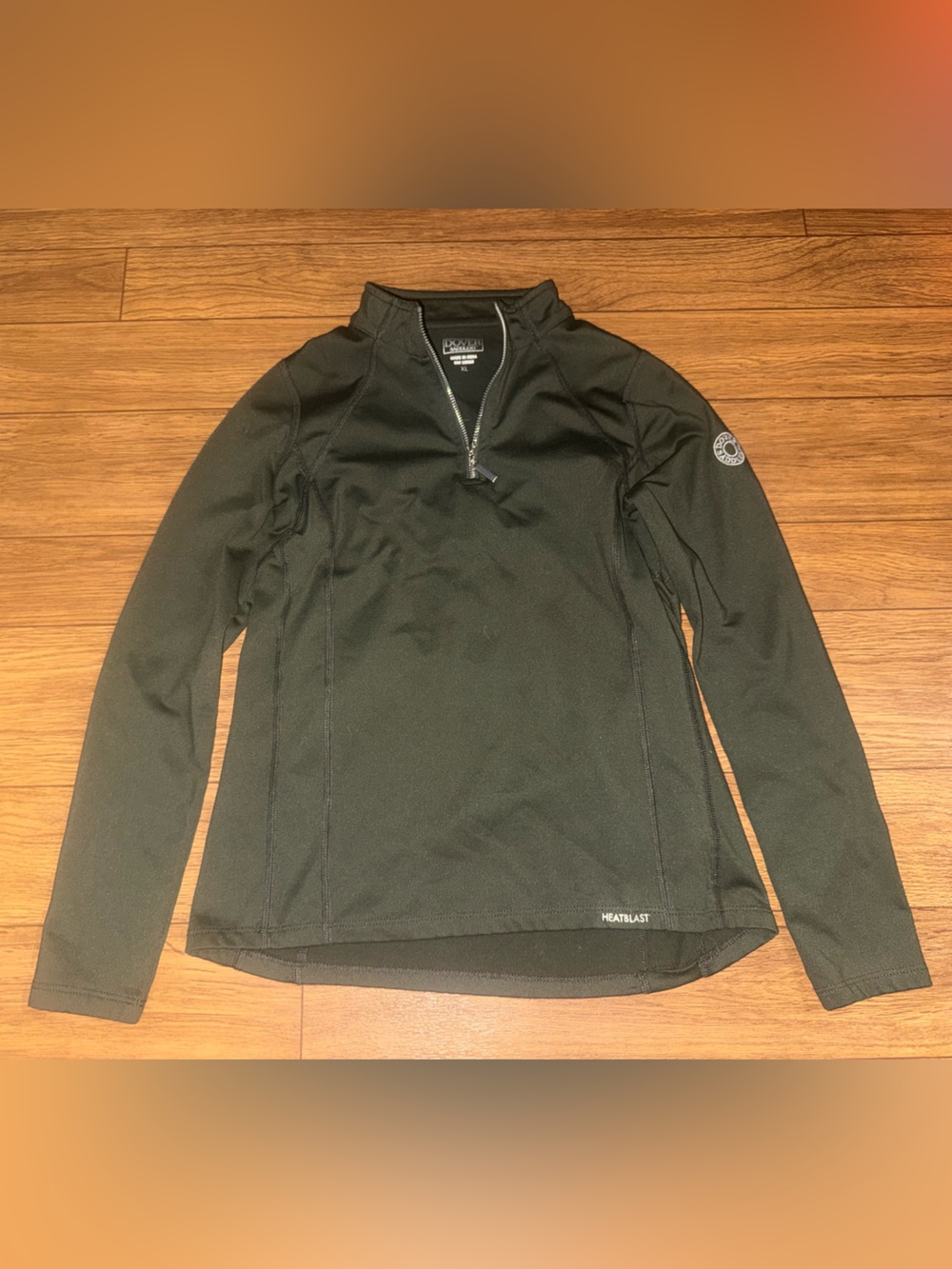 Equestrian Dover Saddlery Quarter-Zip Shirt pullover XL Heatblast